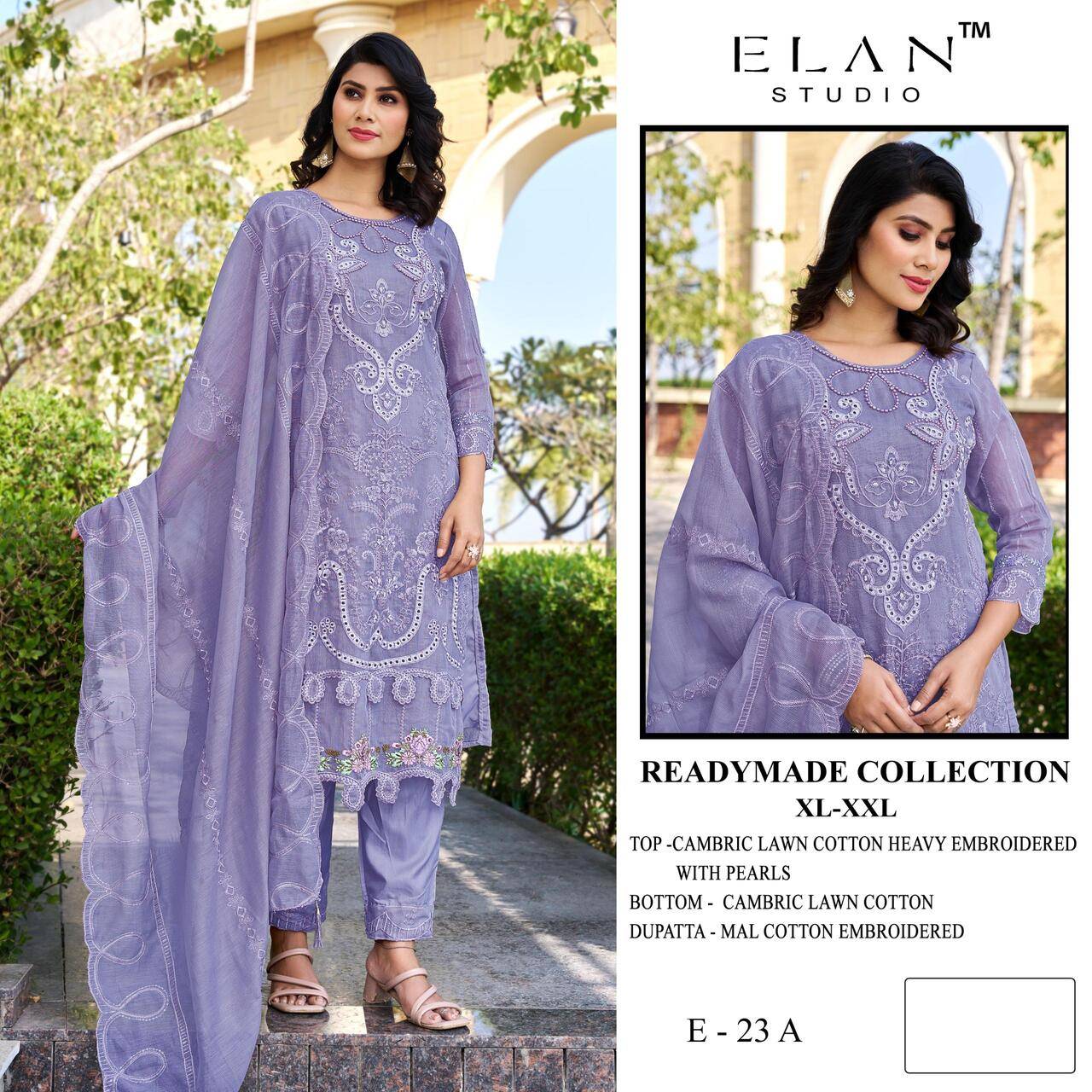 E-23 COLORS BY ELAN STUDIO A TO D Series Designer Pakistani Suits Beautiful Stylish Fancy Colourful Party Wear & Occasional Wear Chiffon With Embroidery Dresses At Wholesale Price